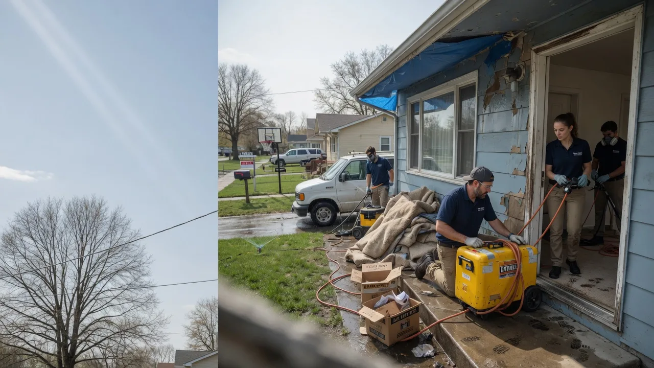 Basement Flood Cleanup in Webster Groves, MO near me